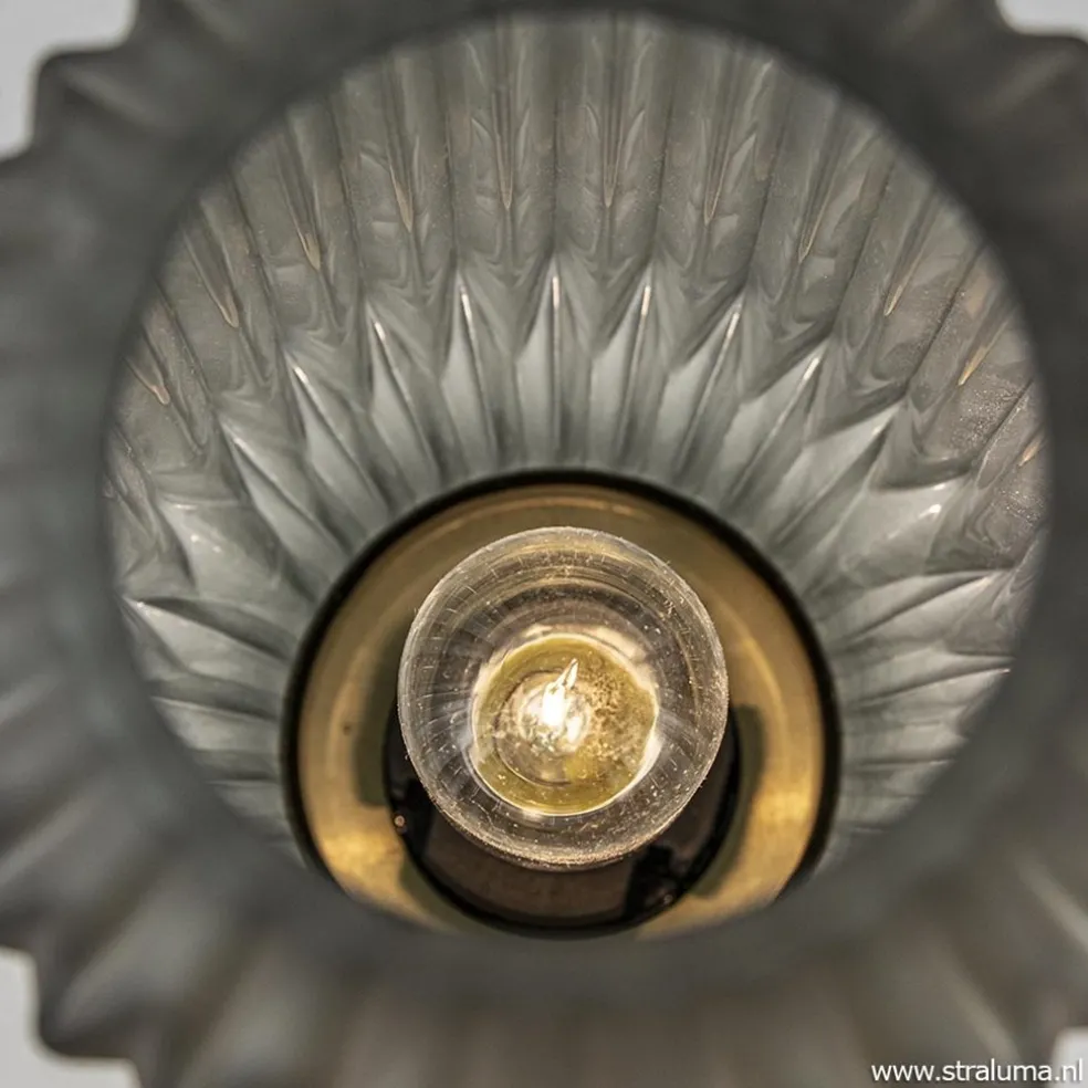 Light & Living tafellamp Ivot mat olijf groen