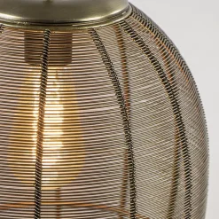 Light and Living hanglamp Yaelle antiek brons met zwart