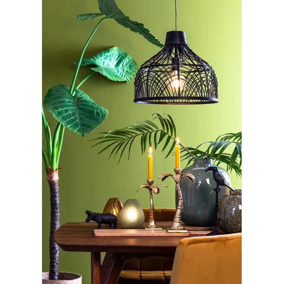 Light and Living hanglamp Pocita zwart