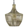 Light and Living hanglamp Stella antiek brons met zwart