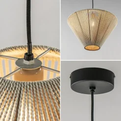 Light and Living hanglamp Felida créme 42 cm