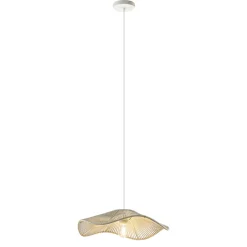 Light and Living hanglamp Rafa crème 50 cm