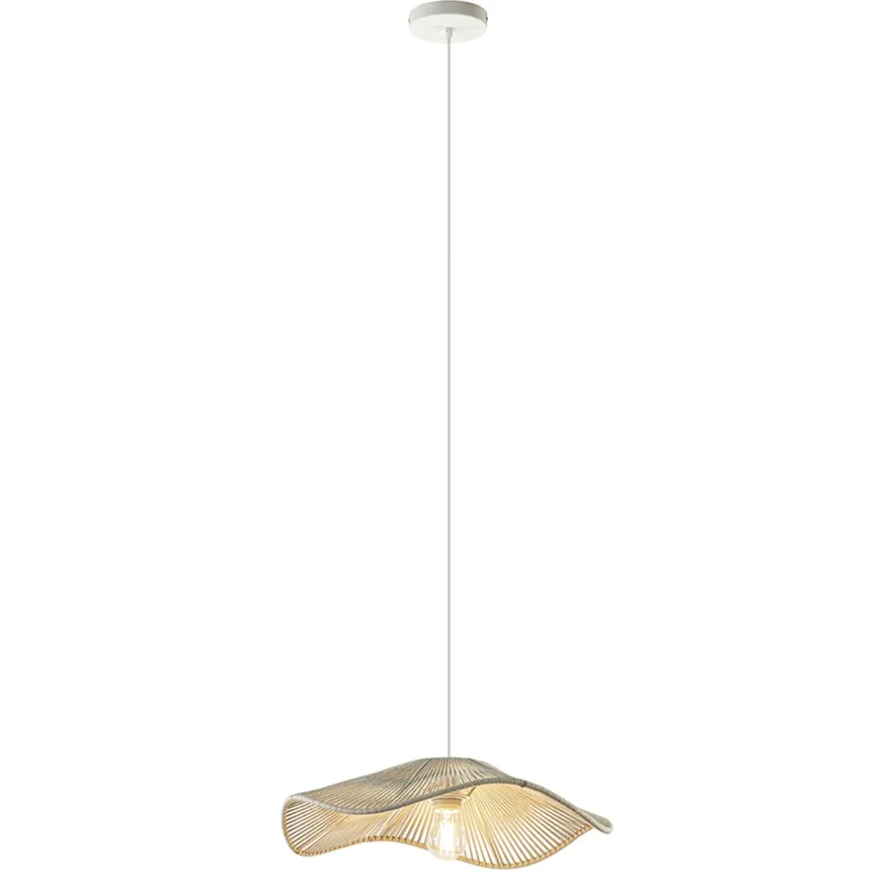 Light and Living hanglamp Rafa crème 50 cm