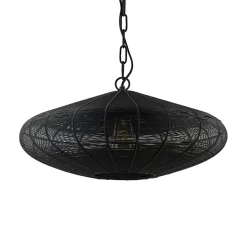 Light and Living hanglamp Bahoto mat zwart 51 cm