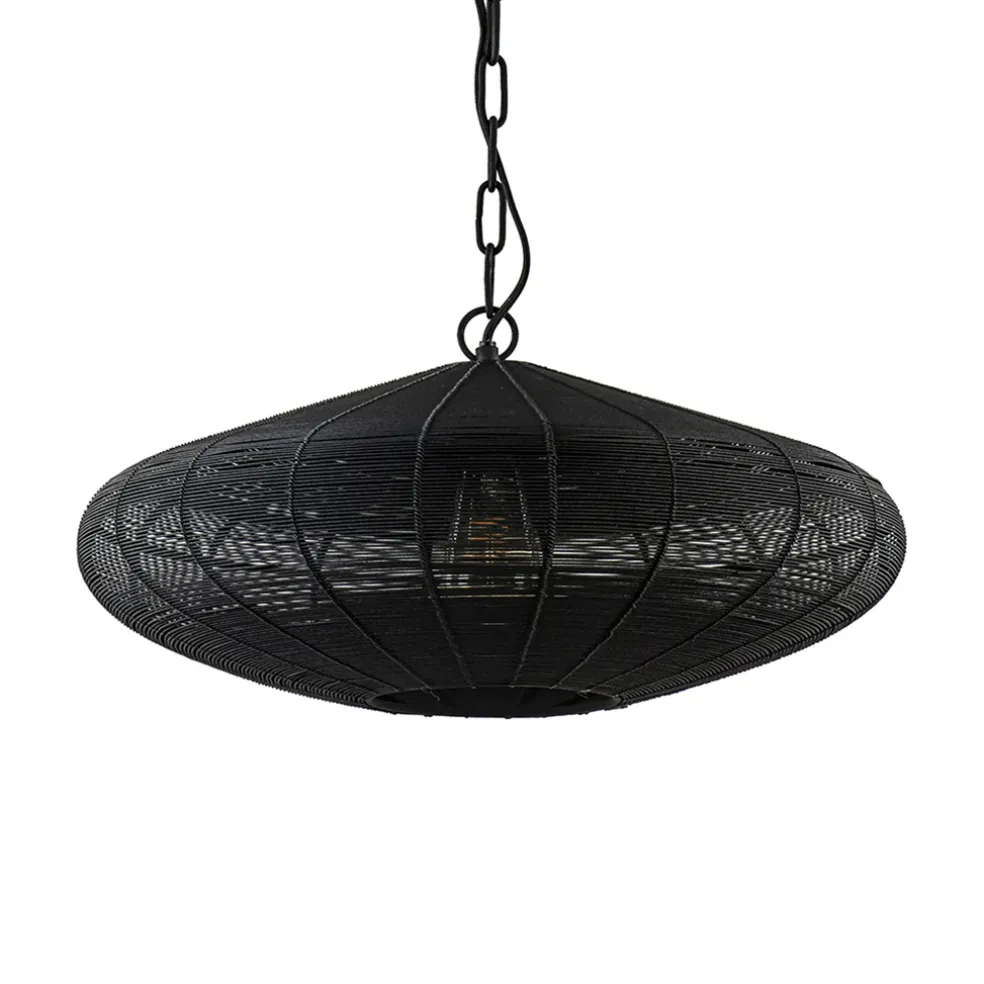 Light and Living hanglamp Bahoto mat zwart 51 cm