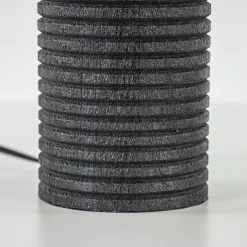 Light and Living lampvoet Paolo zwart hout excl. kap