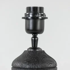 Light and Living lampvoet Paolo zwart hout excl. kap