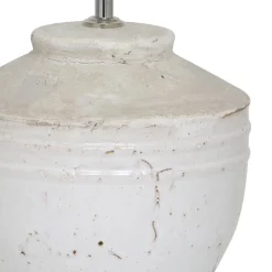 Light and Living lampvoet Toba wit 25x35 cm