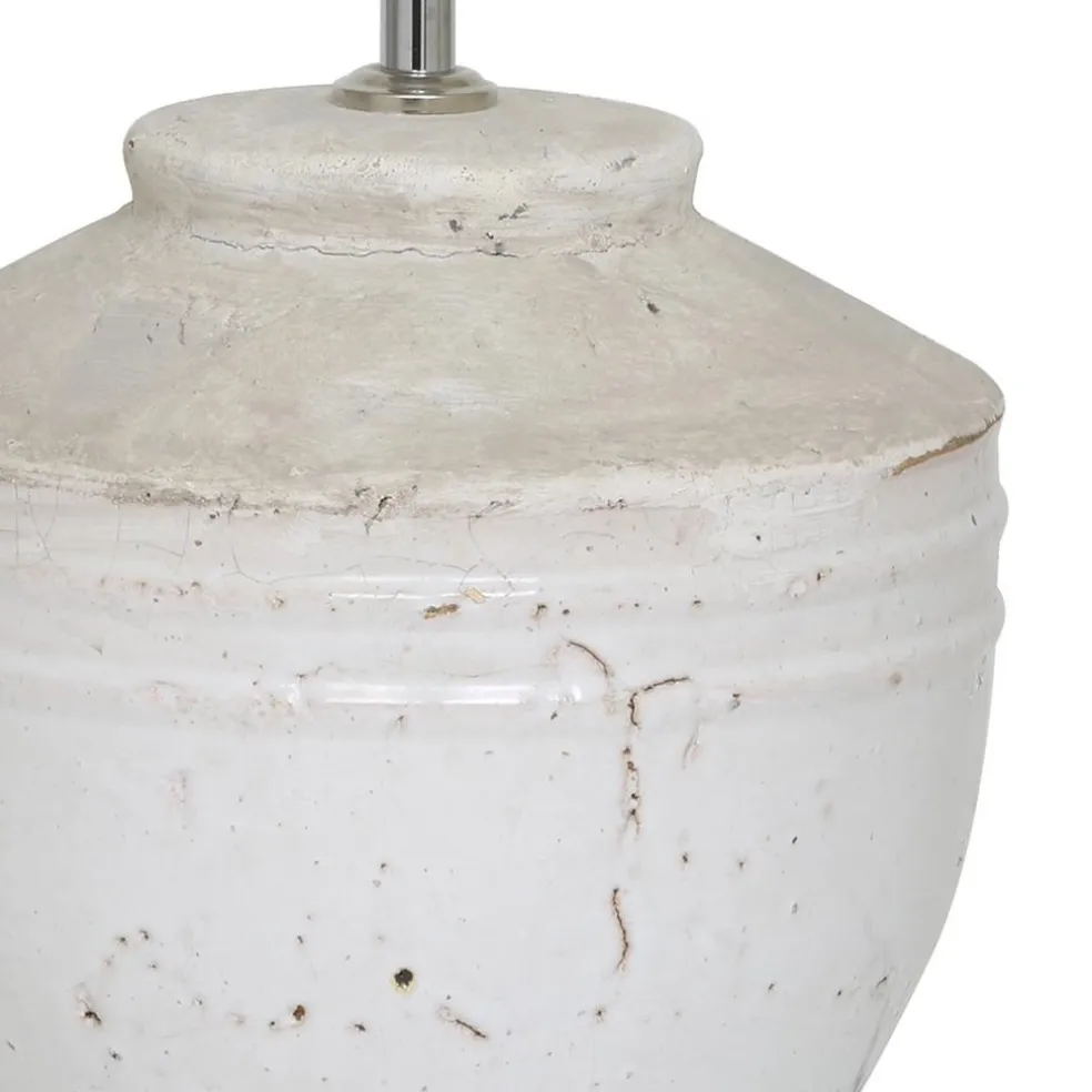 Light and Living lampvoet Toba wit 25x35 cm