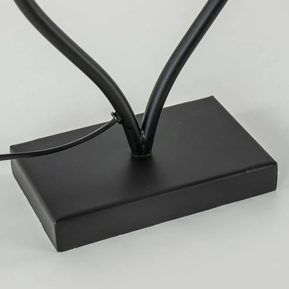 Light and Living lampvoet Okno mat zwart