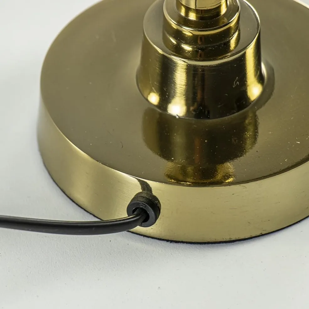 Light and Living lampvoet Kaliro glimmend goud