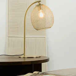 Light and Living tafellamp Moroc goud metaal