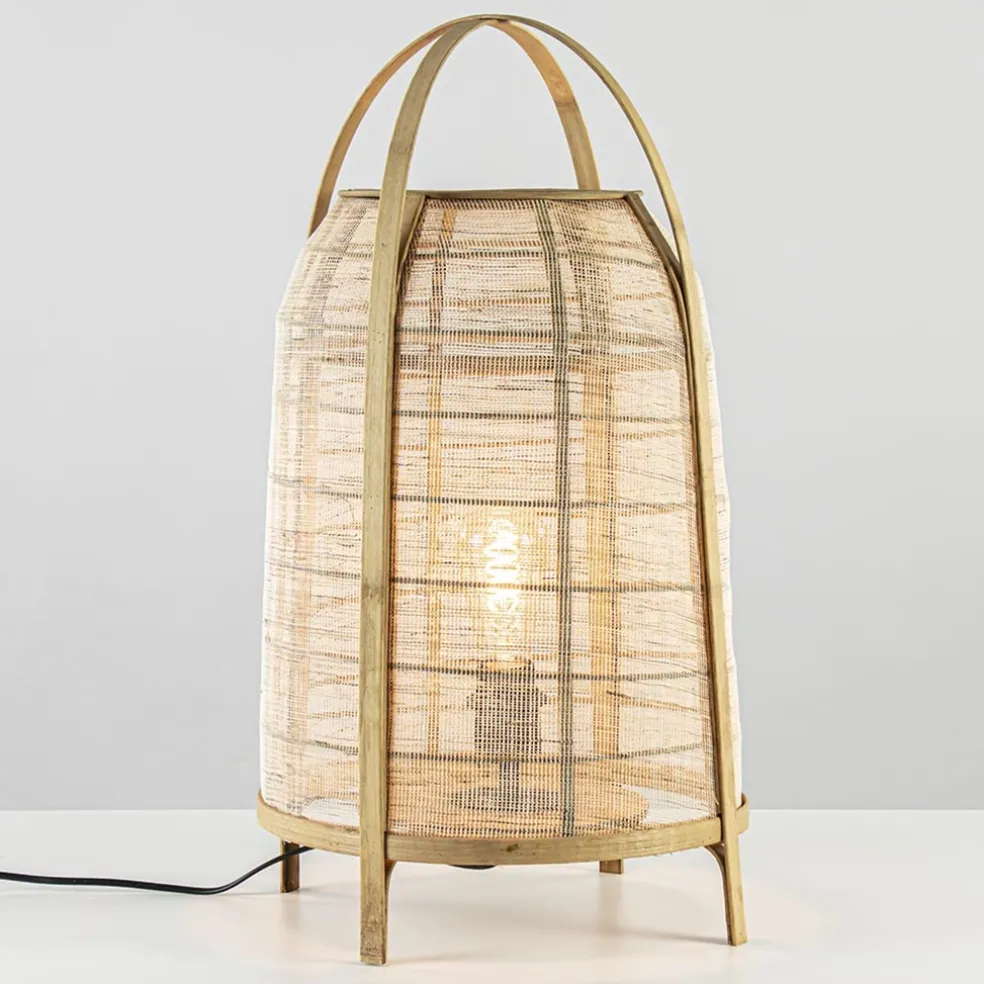 Light and Living tafellamp Jacinto naturel 60 cm