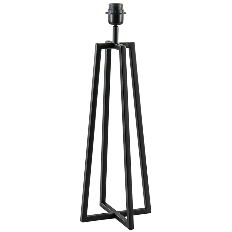 Light and Living tafellamp Miley mat zwart