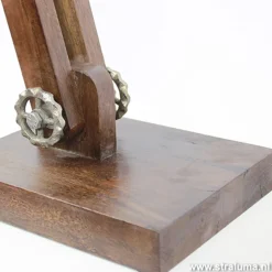 Light Living bureaulamp Ekerd hout-staal