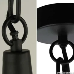 Light Living hanglamp Adrienne XL zwart