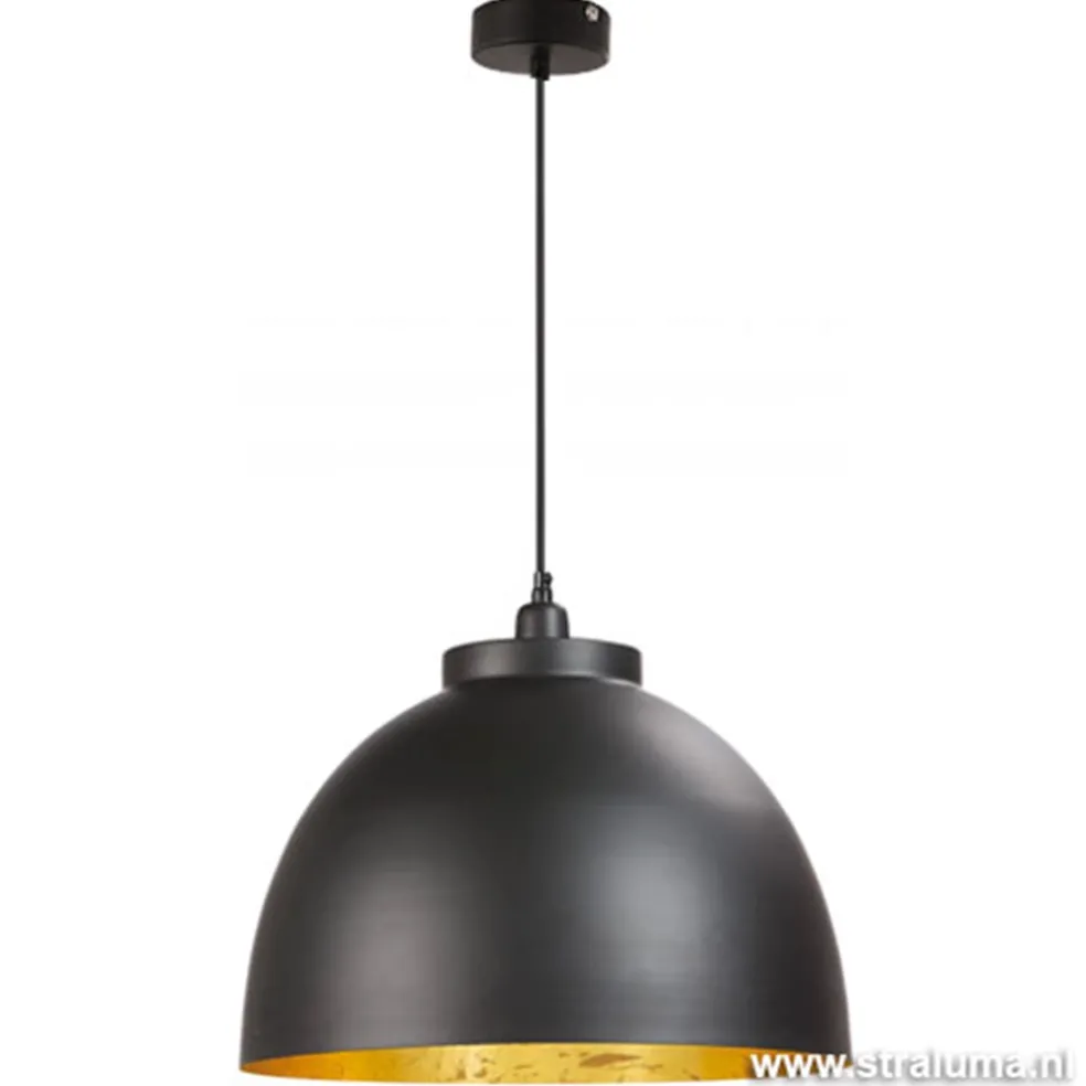Light Living Hanglamp Kylie zwart/goud
