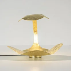 Luxe LED tafellamp goldleaf dimbaar