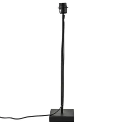 Mat zwarte lampvoet Okno exclusief kap