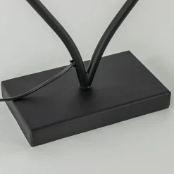 Mat zwarte lampvoet Okno exclusief kap