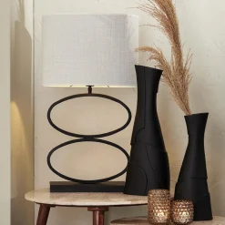 Mat zwarte lampvoet Stelius L&L