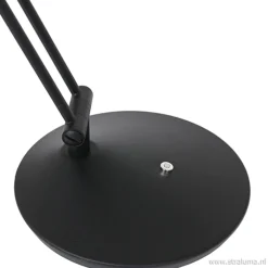 Moderne bureaulamp zwart met dimbaar LED