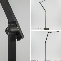 Moderne design vloer/leeslamp met dimbaar LED