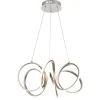 Moderne hanglamp krul staal incl LED