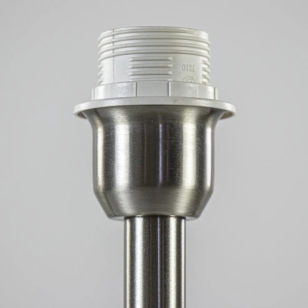 Moderne lampvoet Washington nikkel excl. kap