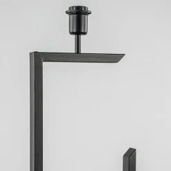 Moderne lampvoet/vloerlamp zwart excl. kap