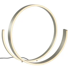 Moderne LED tafellamp nikkel met dim to warm functie