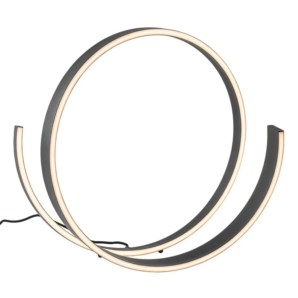 Moderne LED tafellamp zwart met dim to warm functie