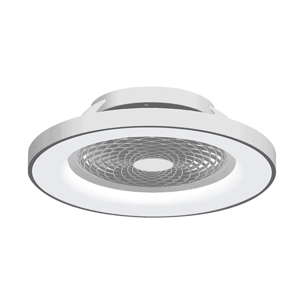 Moderne plafondventilator grijs met geintegreerd LED