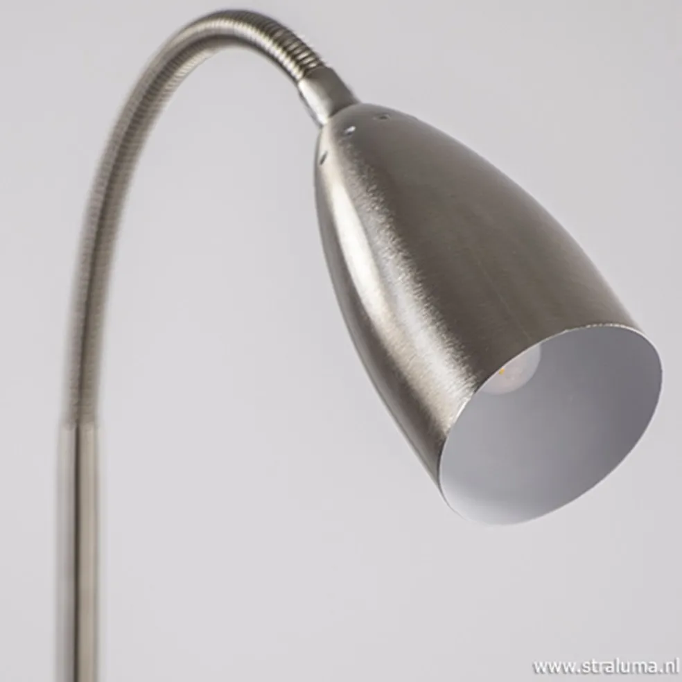 Moderne vloer/leeslamp met touchdimmer