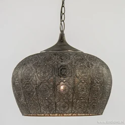 Oosterse hanglamp Emine goud/bruin