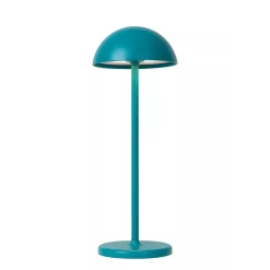 Oplaadbare LED buitenlamp op batterij turquoise