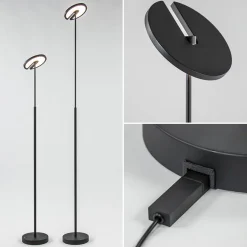 Oplaadbare up+downlighter inclusief dimbaar LED