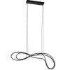 Organische LED hanglamp zwart dimbaar