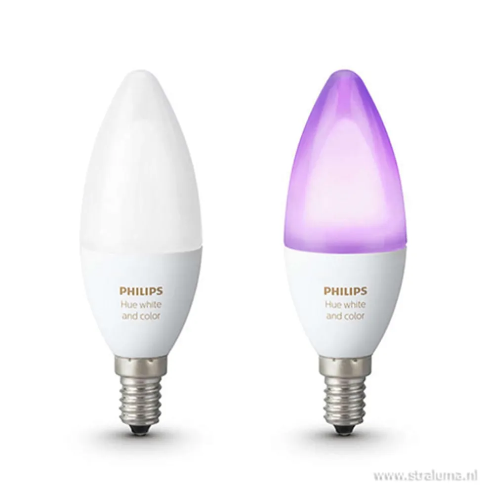 Philips Hue white and color ambiance E14 lamp 2-pack