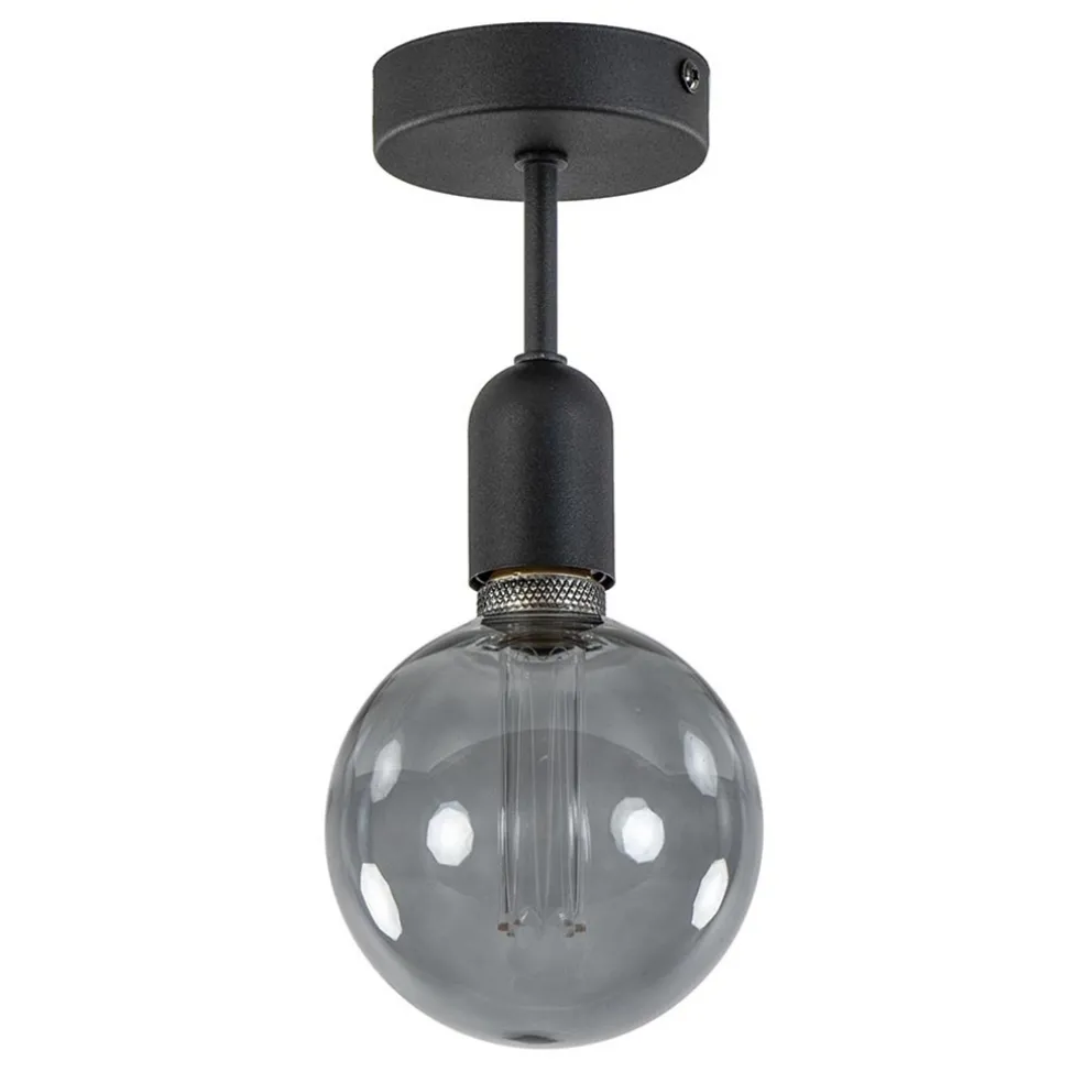 Plafondfitting basic zwart