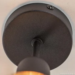 Plafondfitting basic zwart