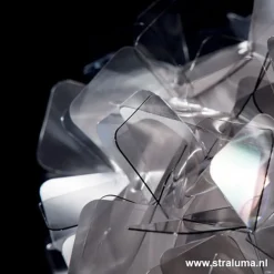 **Plafondlamp Clizia 78cm fumé