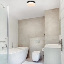 Plafondlamp Ikaro zwart 24cm 3-step dim