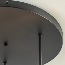 Plafondlamp 3-lichts zwart ex. e27