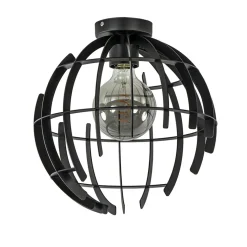 Plafondlamp Terra 35cm zwart