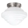 Plafondlamp York art deco opaal glas