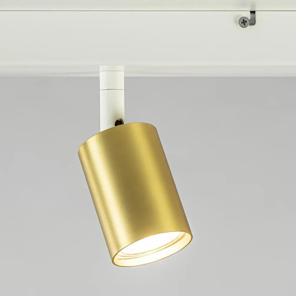 Plafondspot Bounce 4L balk wit/matgoud