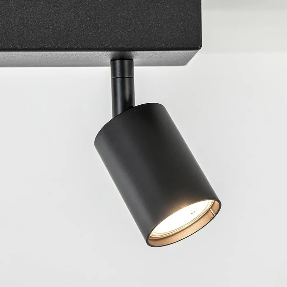 Plafondspot Bounce 2L balk zwart