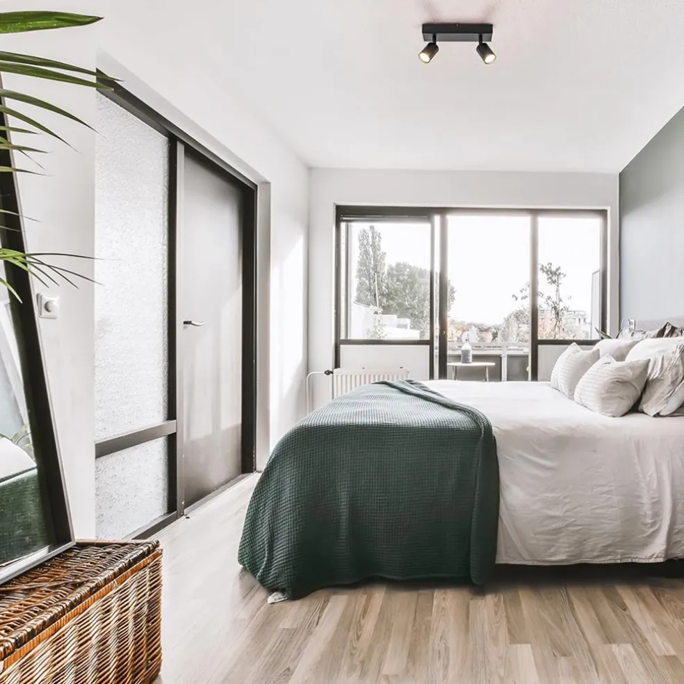 Plafondspot Bounce 2L balk zwart