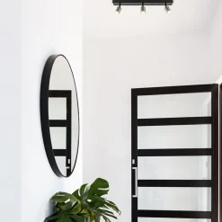 Plafondspot Bounce 3L 70cm zwart/rvs